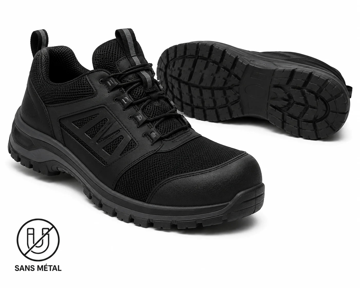 Chaussures sans métal